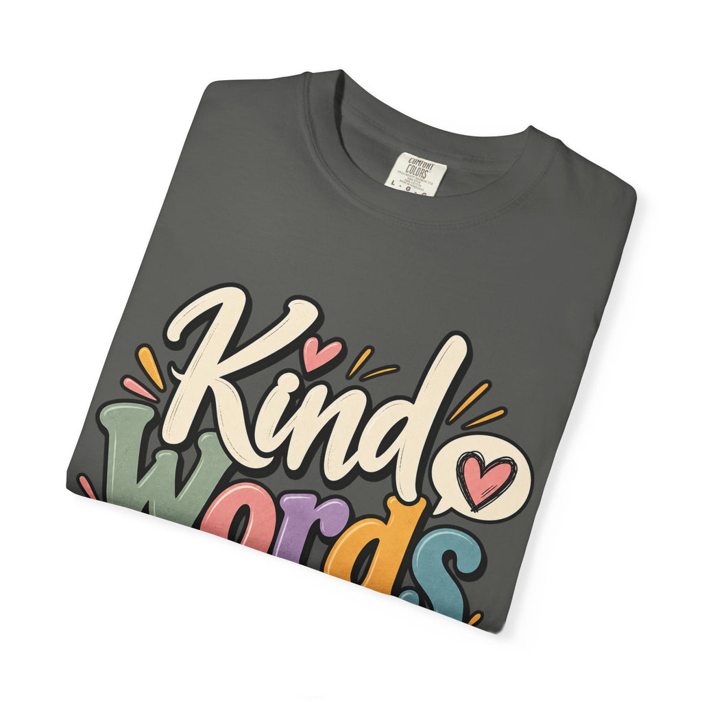 Kind Words Matter Positive Inspirational Graphic T-Shirt