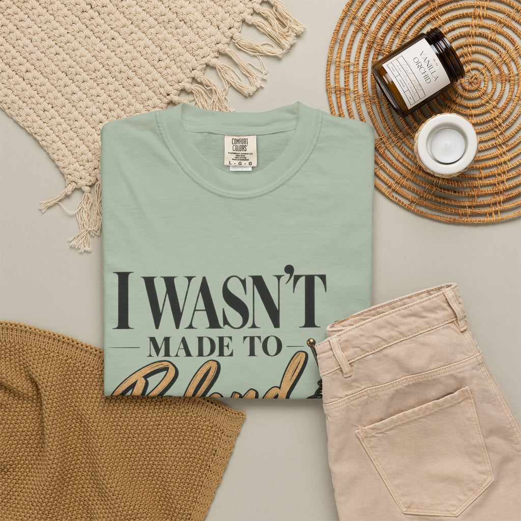 I Wasn't Made to Blend In Shirt, Queen Chess Inspirational Graphic Tee