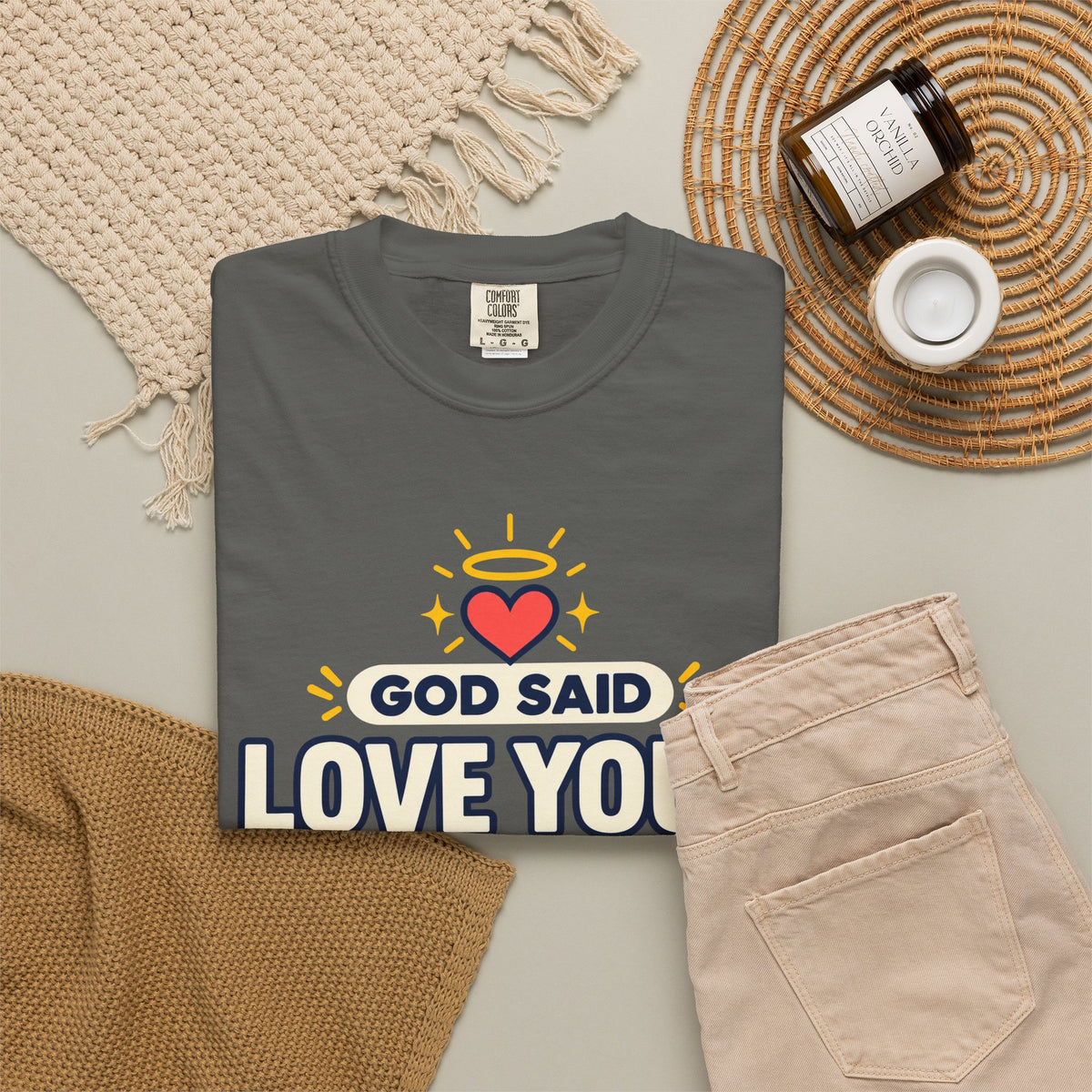 God Said Love Your Enemies Now He's Just Showing Off Shirt
