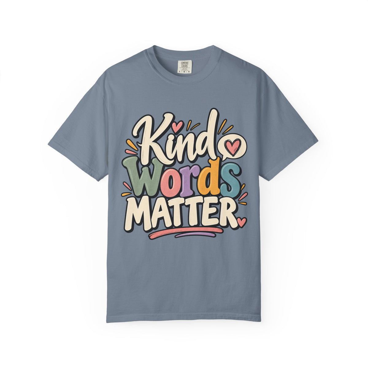 Kind Words Matter Positive Inspirational Graphic T-Shirt