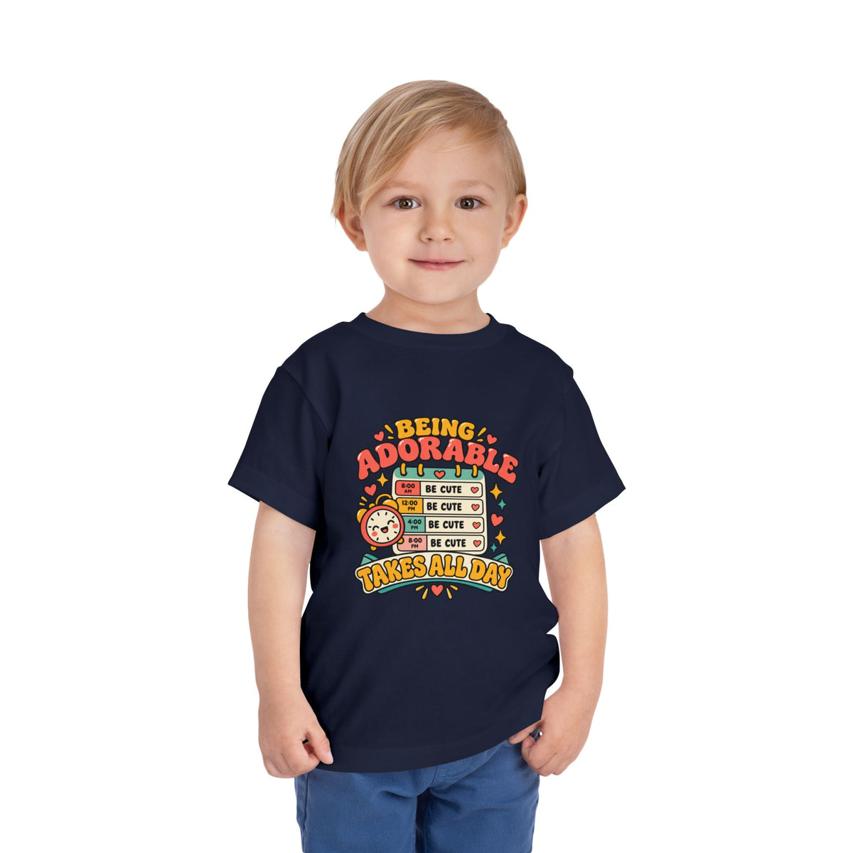 Being Adorable Takes All Day Shirt, Funny Toddler Tee, Cute Kids Graphic Tee, Daycare Outfit