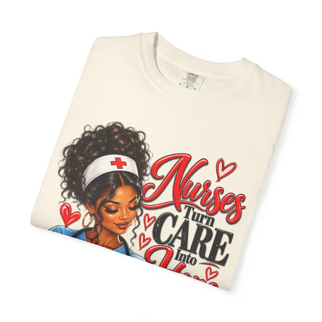 Nurses Turn Care Into Hope Shirt