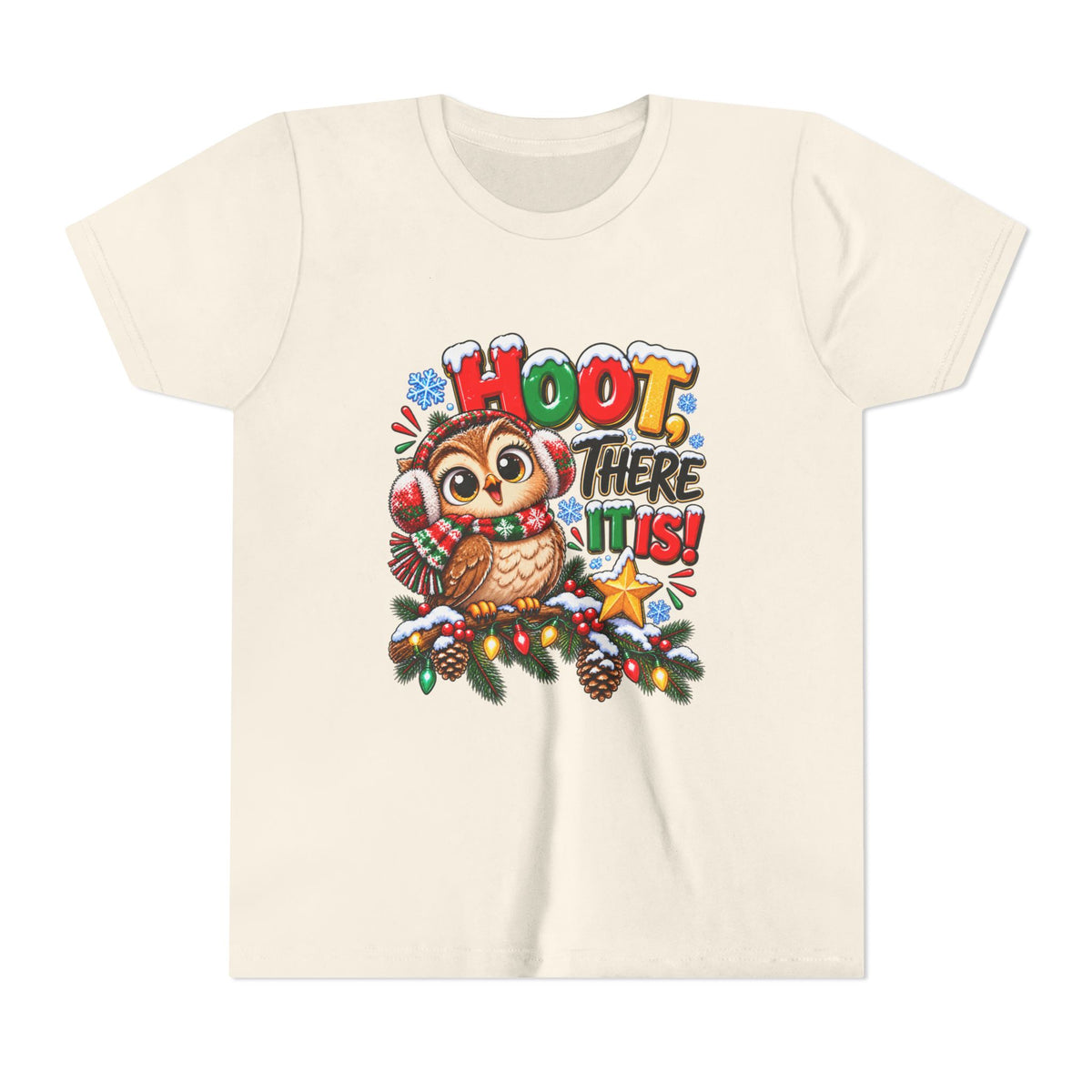 Hoot There It Is Kids Christmas Shirt