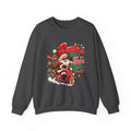 Santa's Got A Side Hustle Sweatshirt, Funny Retro Christmas Crewneck