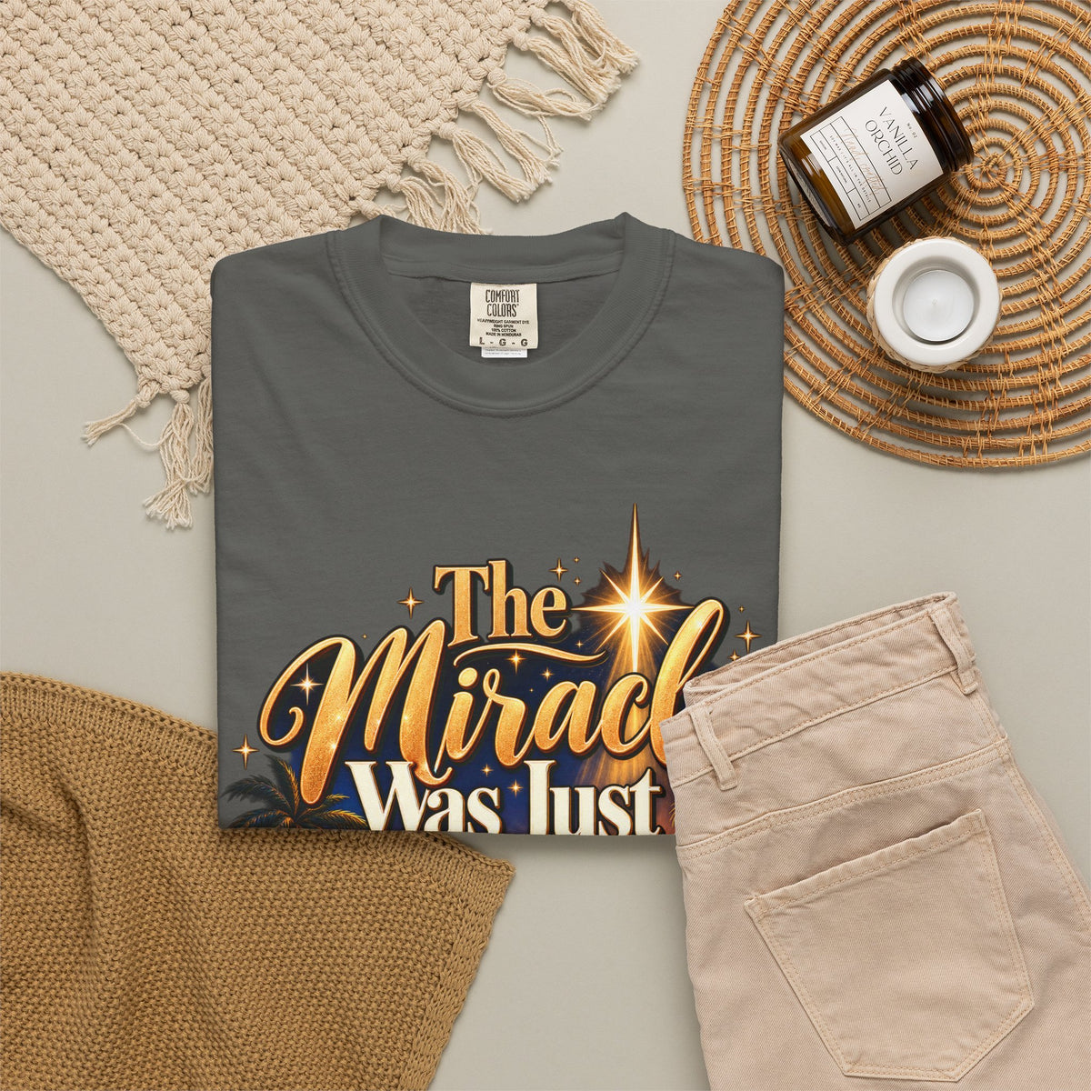The Miracle Was Just The Beginning Christmas Shirt