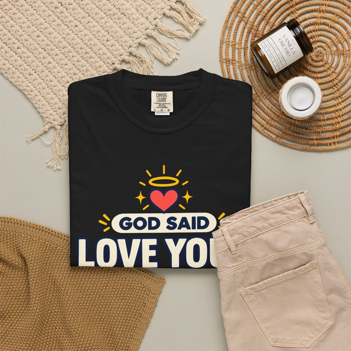 God Said Love Your Enemies Now He's Just Showing Off Shirt