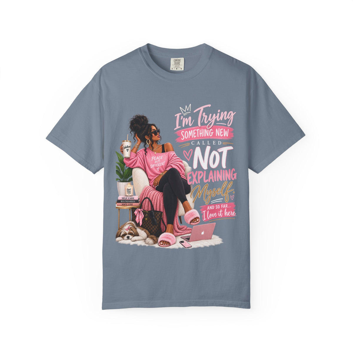I'm Trying Something New Called Not Explaining Myself Shirt, Self Care Boundaries Tee