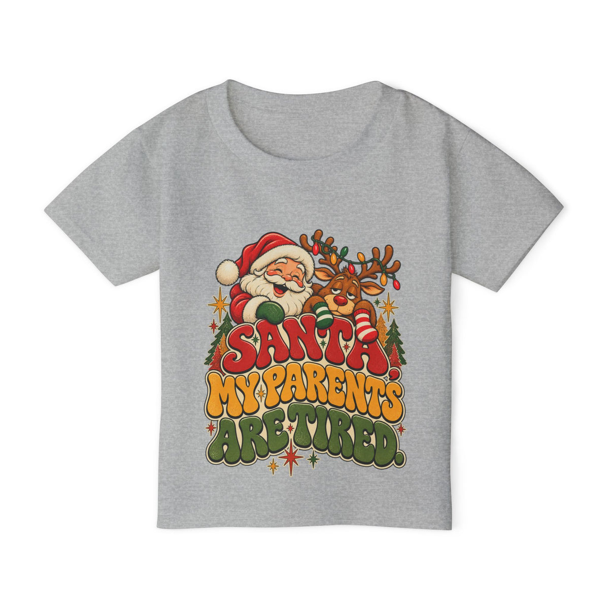 Santa, My Parents are Tired Christmas Toddler Shirt