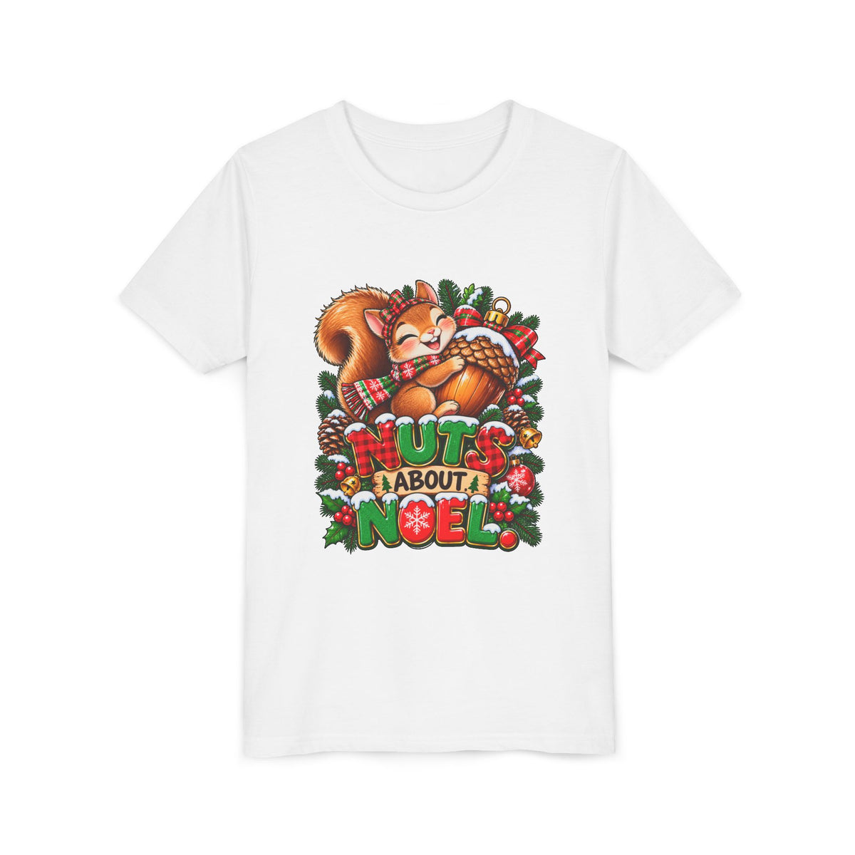 Nuts About Noel Kids Christmas Shirt