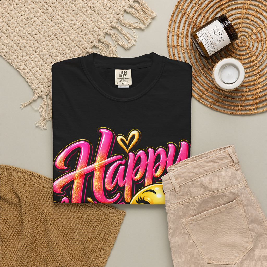 Happy On Purpose Positive Affirmation Graphic T-Shirt