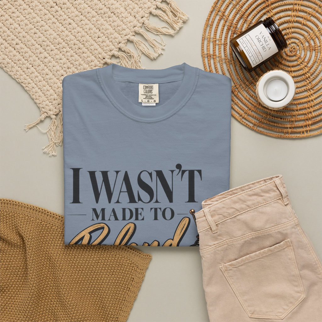 I Wasn't Made to Blend In Shirt, Queen Chess Inspirational Graphic Tee