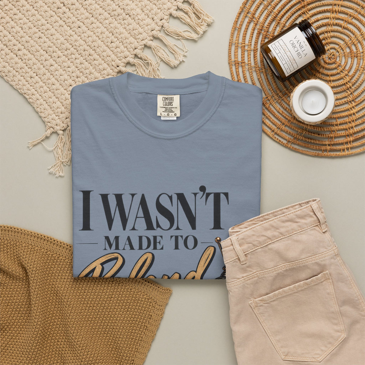 I Wasn't Made to Blend In Shirt, Queen Chess Inspirational Graphic Tee