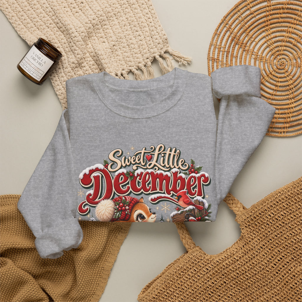 Sweet Little December Christmas Sweatshirt