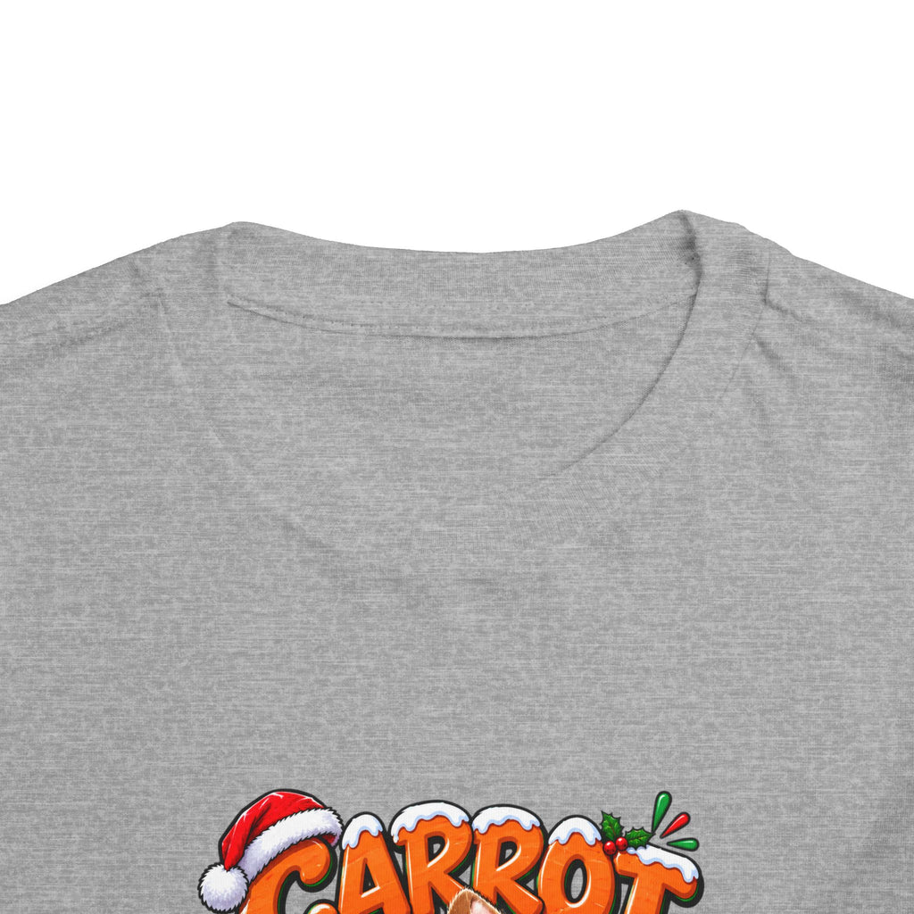 Carrot Before Carol's Toddler  Christmas Shirt