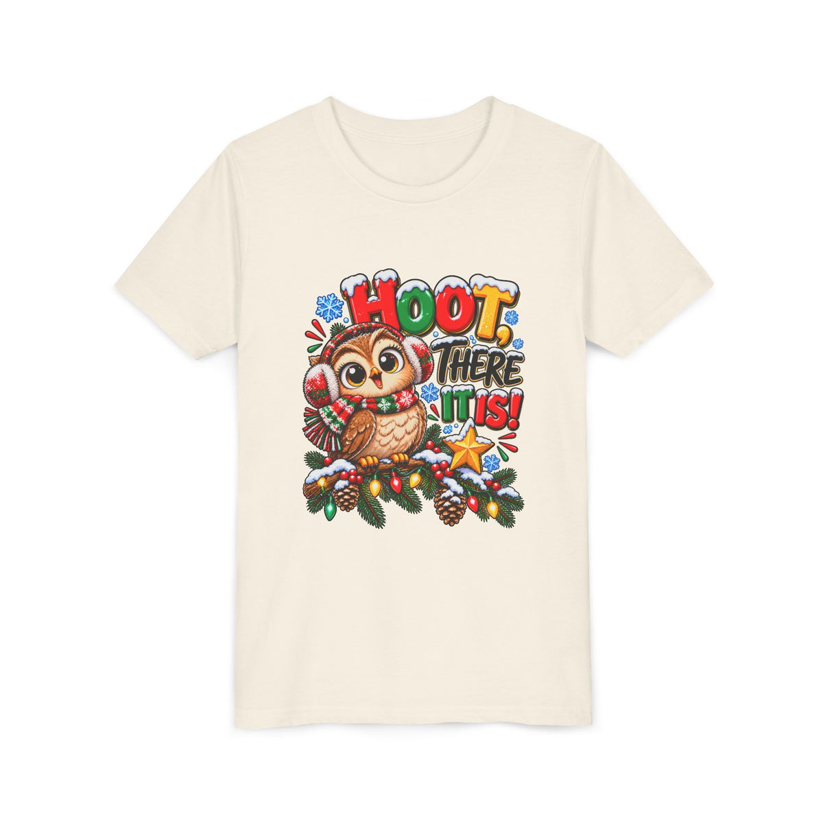 Hoot There It Is Kids Christmas Shirt