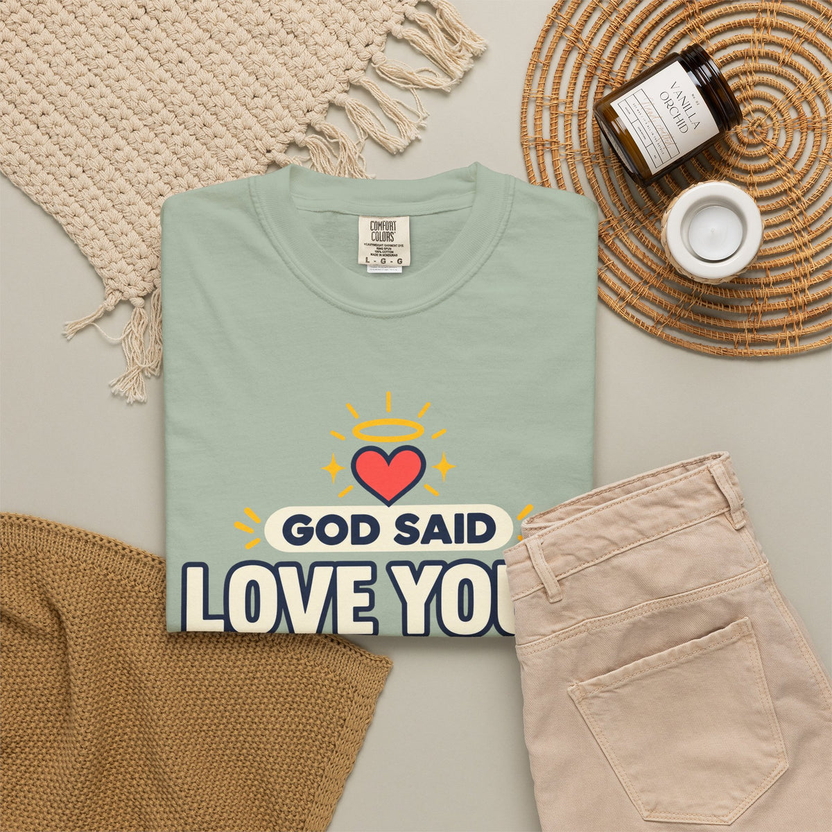 God Said Love Your Enemies Now He's Just Showing Off Shirt