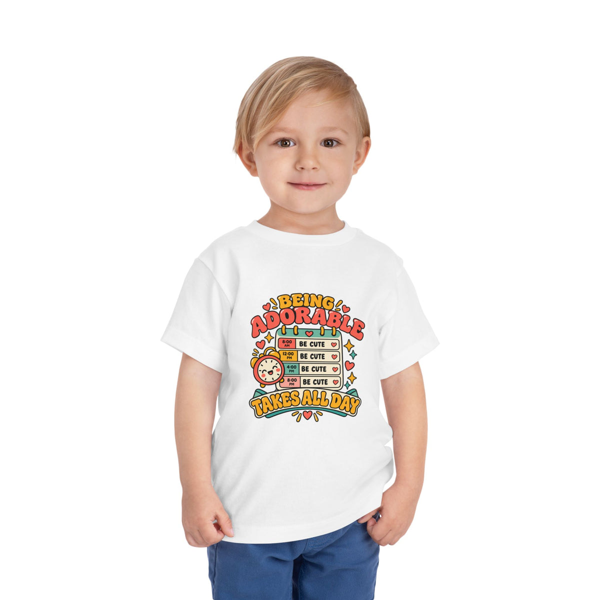 Being Adorable Takes All Day Shirt, Funny Toddler Tee, Cute Kids Graphic Tee, Daycare Outfit