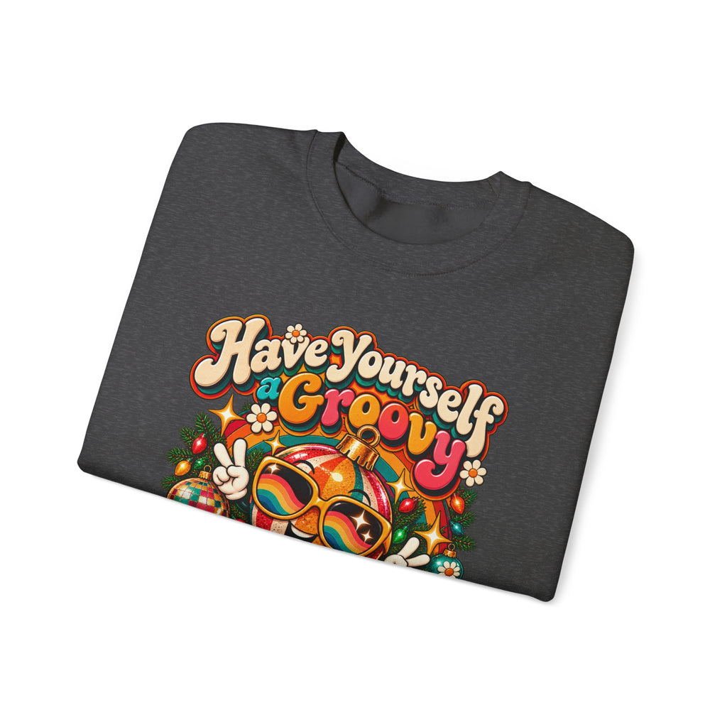 Have Yourself A Groovy Little Christmas Retro Holiday Tee