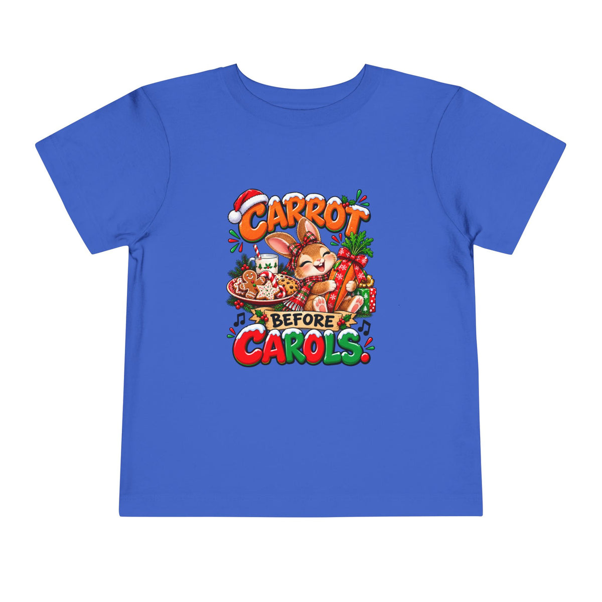 Carrot Before Carol's Toddler  Christmas Shirt
