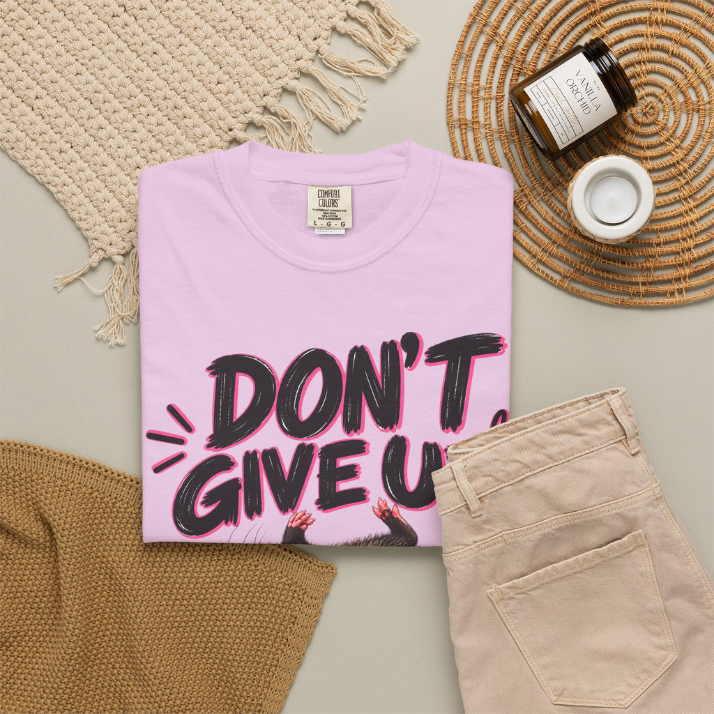 Don't Give Up This Is a Short Break Shirt, Funny Motivational Opossum Tee