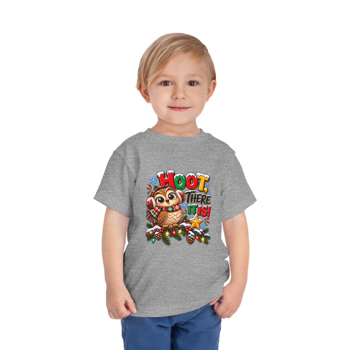 Hoot There It Is Toddler Christmas Shirt