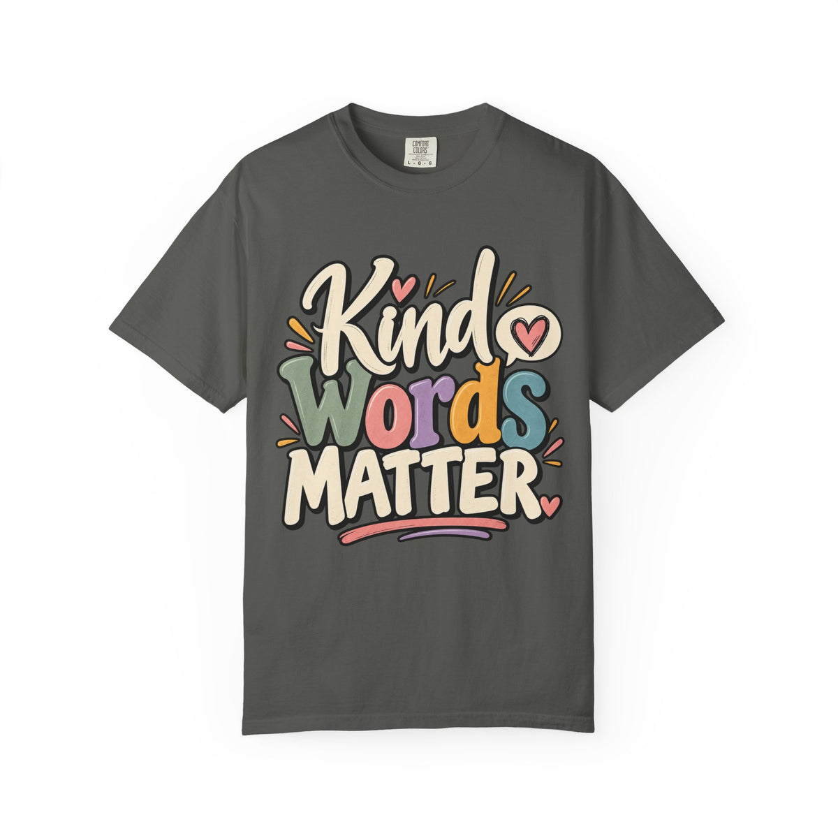 Kind Words Matter Positive Inspirational Graphic T-Shirt