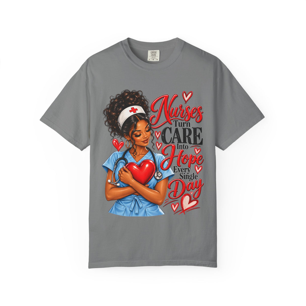 Nurses Turn Care Into Hope Shirt