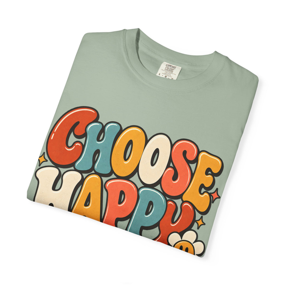 Choose Happy When You Can Shirt, Retro Positive Graphic Tee, Inspirational T-Shirt