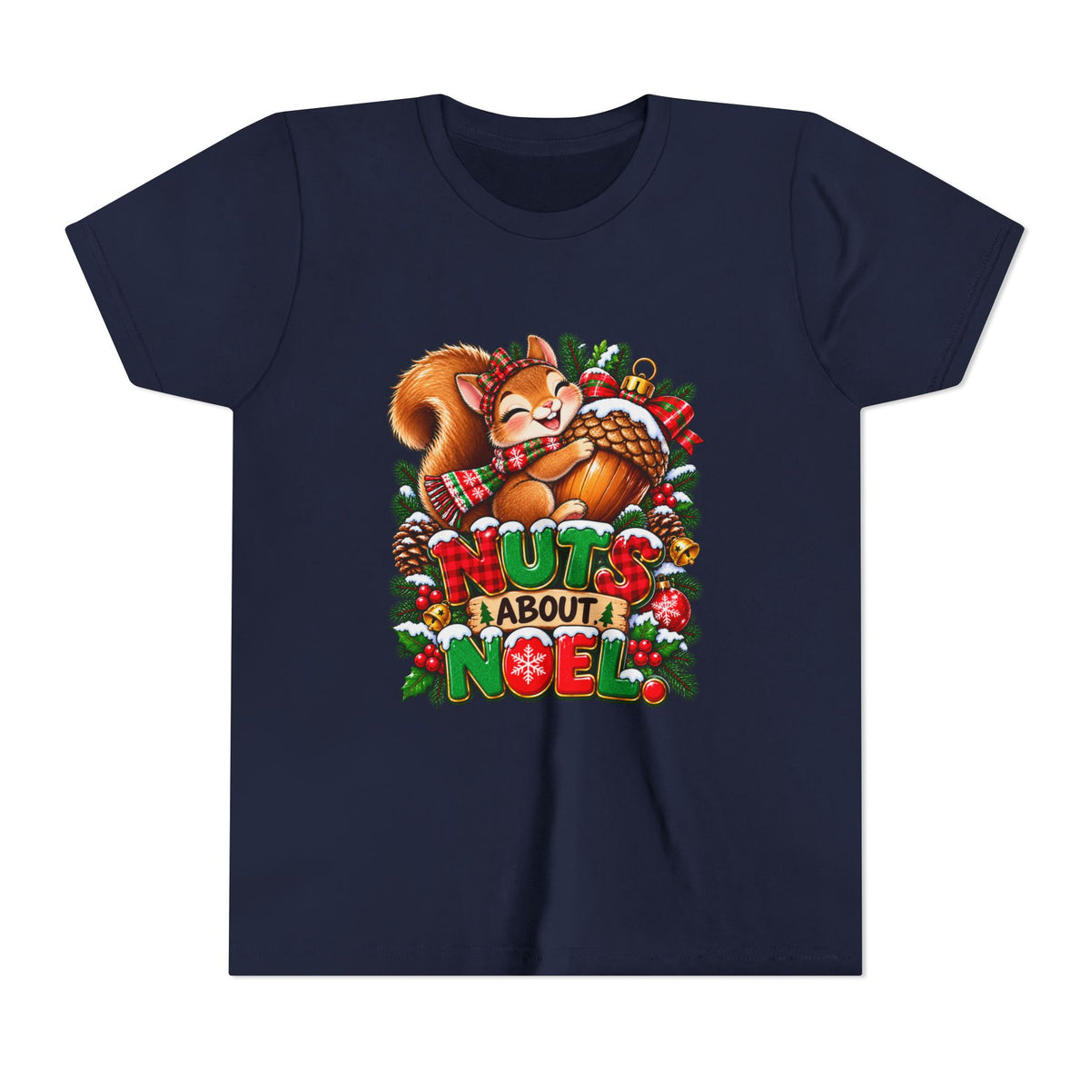 Nuts About Noel Kids Christmas Shirt